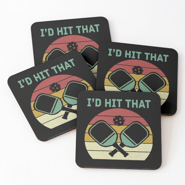 Item preview, Vintage Pickleball Player Funny I_d Hit That Retro Gift    designed and sold by DaniBrayl.