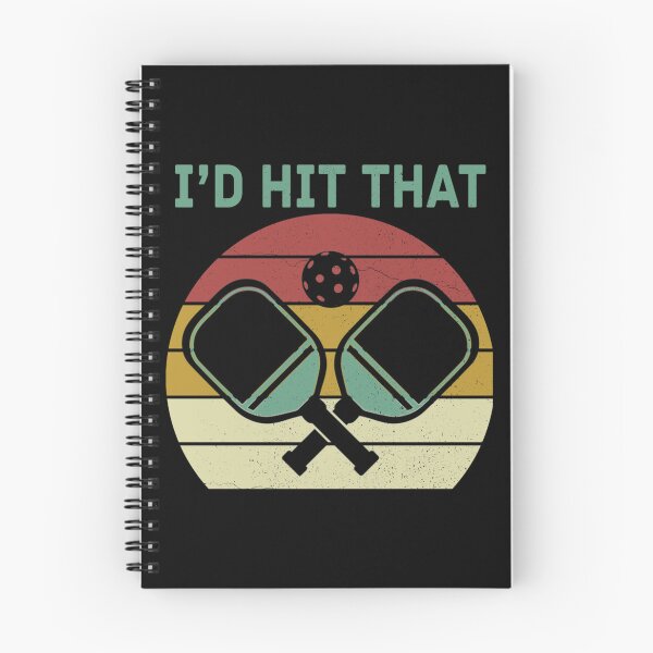Item preview, Vintage Pickleball Player Funny I_d Hit That Retro Gift    designed and sold by DaniBrayl.