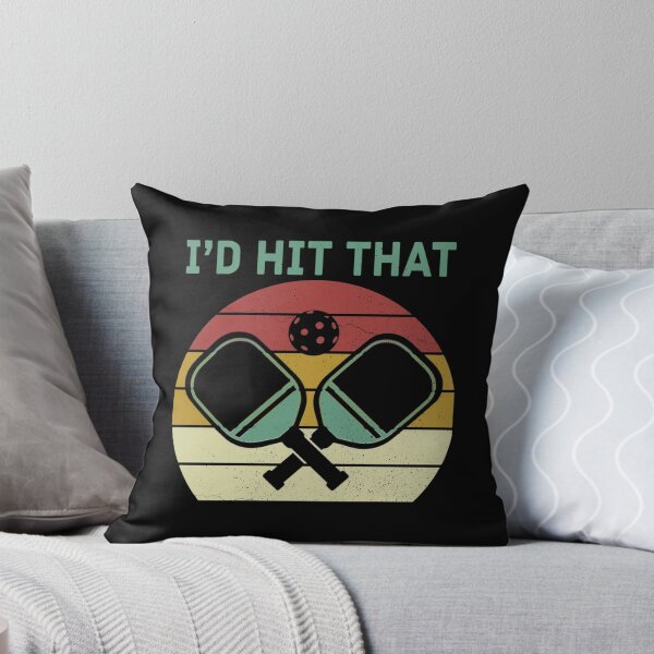 Item preview, Vintage Pickleball Player Funny I_d Hit That Retro Gift    designed and sold by DaniBrayl.