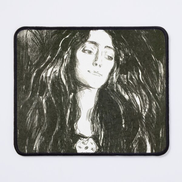 Item preview, The Brooch. Eva Mudocci by Edvard Munch designed and sold by AestheticsXarts.