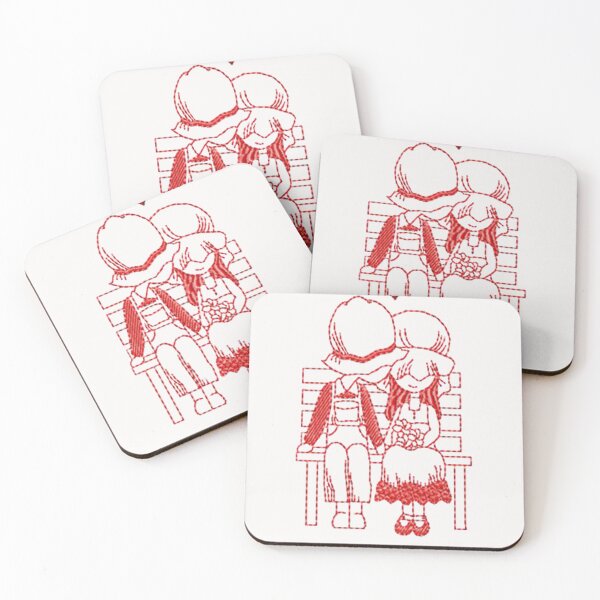Item preview, Machine Embroidery, Young Love,6, Stitch crafting, unique embroidered art designed and sold by RudolphBarnard.