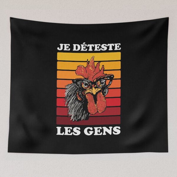 Item preview, Je déteste les gens | rétro designed and sold by DAFIN.