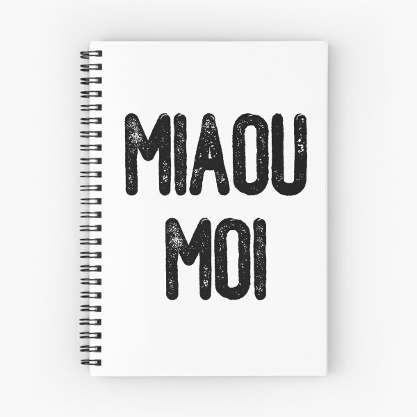 Item preview, Miaou Moi (Black Text) designed and sold by meowmeup.