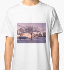 Camiseta clásica Puesta de sol de invierno # 2