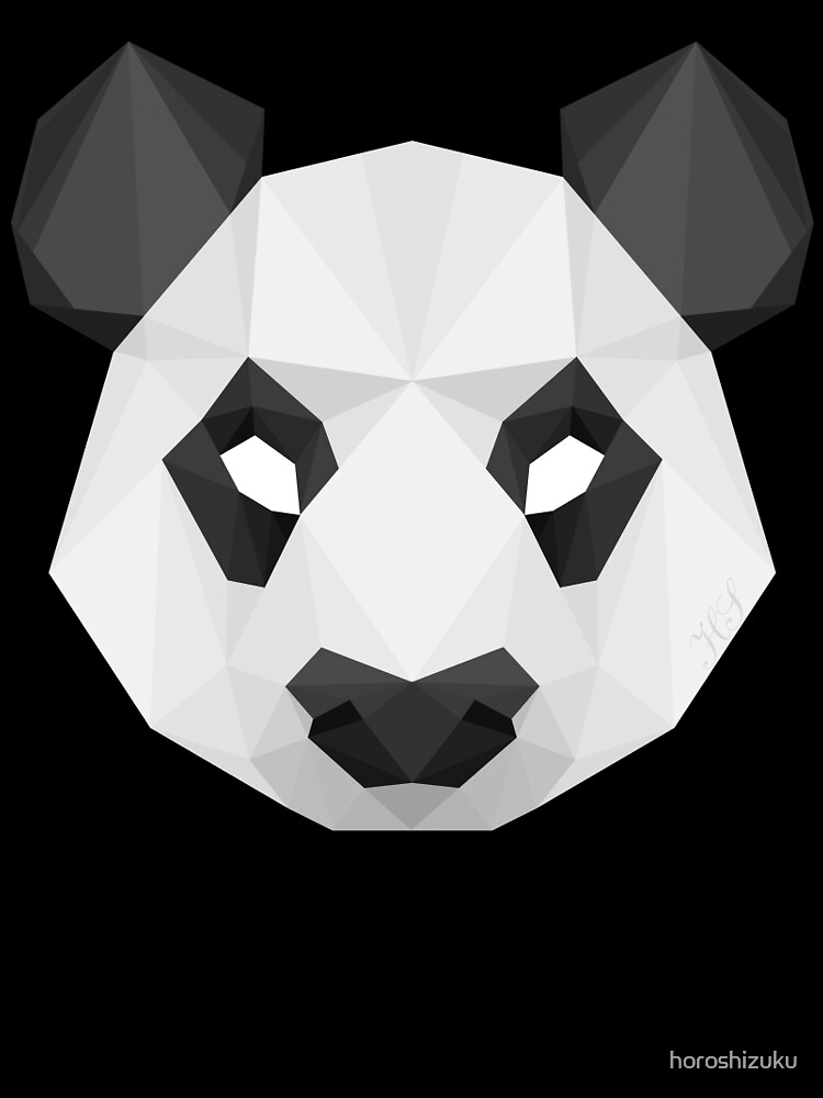 panda geometric drawing