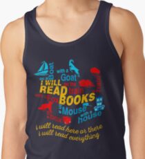 Read Books, I Will Read Books tshirt Tank Top