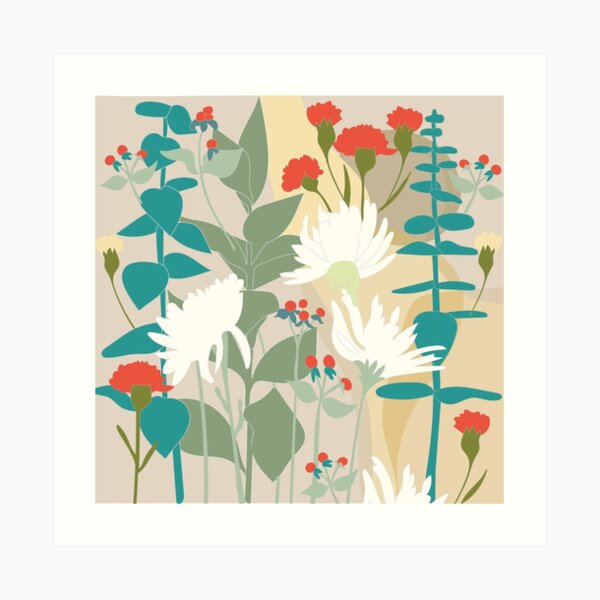 Marla's Valentine's Bouquet Art Print