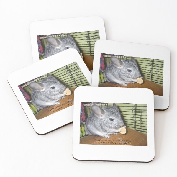 Item preview, Ambitious Chinchilla Eating a Cake Novelty Quotation  designed and sold by NovawayDirect.