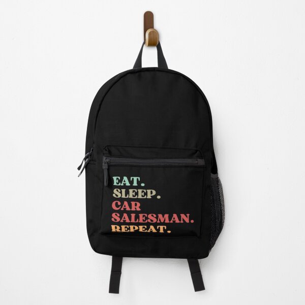 Item preview, FUNNY QUOTE ABOUT CAR SALESMAN - EAT SLEEP CAR SALESMAN REPEAT - BEST GIFT FOR CAR SALESMAN AND CARS SALER DAD designed and sold by MeDoryaShop.