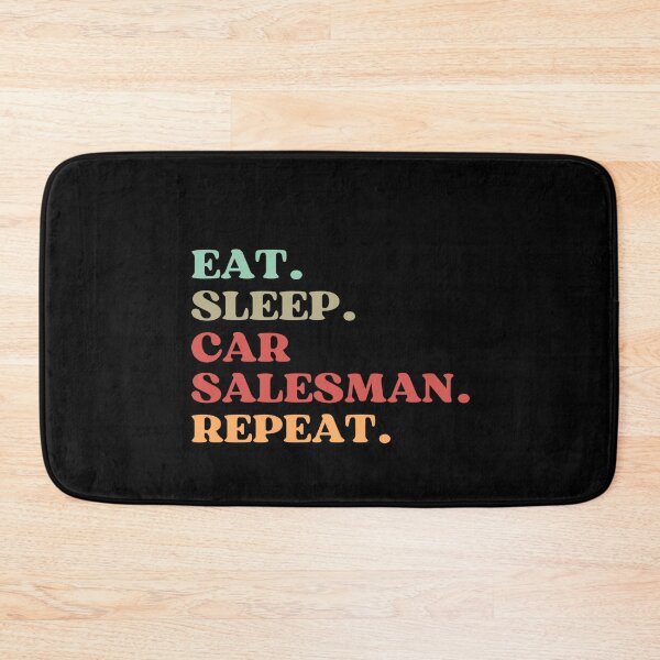 Item preview, FUNNY QUOTE ABOUT CAR SALESMAN - EAT SLEEP CAR SALESMAN REPEAT - BEST GIFT FOR CAR SALESMAN AND CARS SALER DAD designed and sold by MeDoryaShop.
