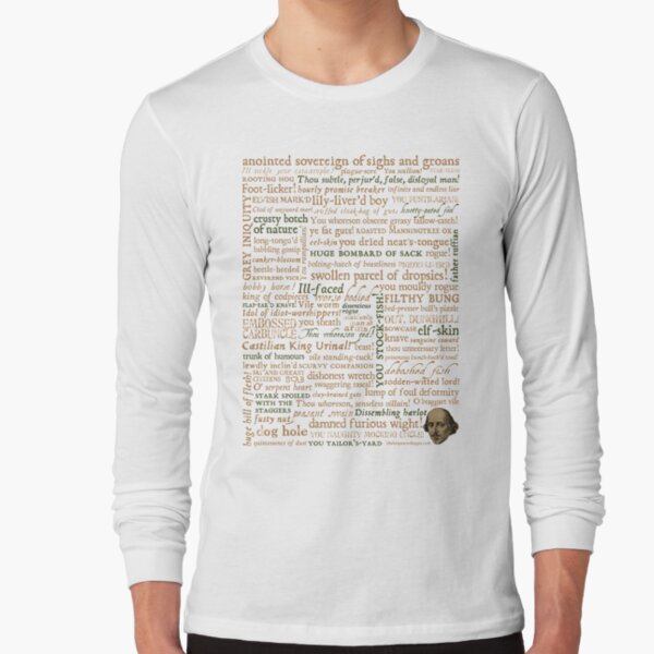 Shakespeare's Insults Collection - Revised Edition (by incognita) Long Sleeve T-Shirt