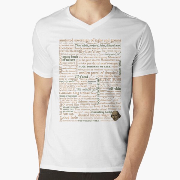 Shakespeare's Insults Collection - Revised Edition (by incognita) V-Neck T-Shirt