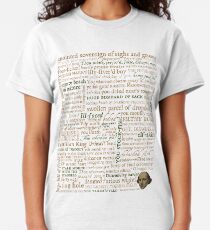 Shakespeare's Insults Collection - Revised Edition (by incognita) Classic T-Shirt