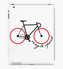 single speed iPad Case/Skin