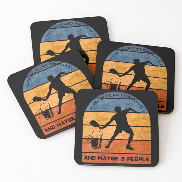 Item preview, I Like Beer and Pickleball   designed and sold by DarrenAlea.