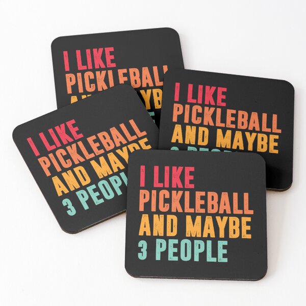 Item preview, I Like pickleball And Maybe 3 People - pickleball player   designed and sold by DarrenAlea.
