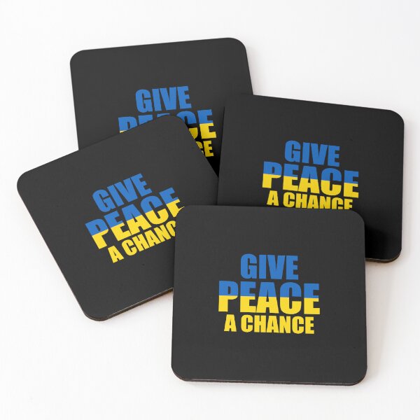 Item preview, Give Peace a chance - Ukraine flag colors designed and sold by yoshra.