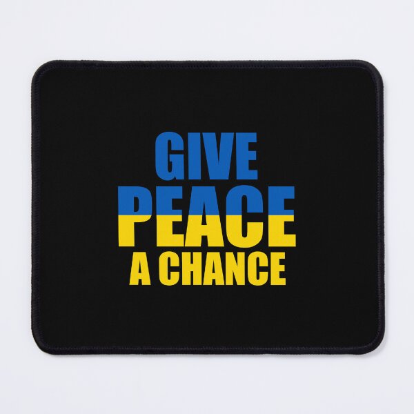 Item preview, Give Peace a chance - Ukraine flag colors designed and sold by yoshra.