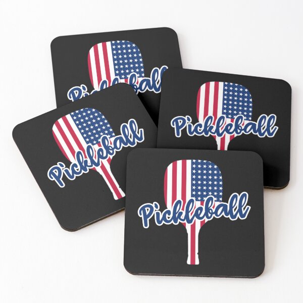 Item preview, Pickleball Paddles America Flag Background   designed and sold by DarrenAlea.