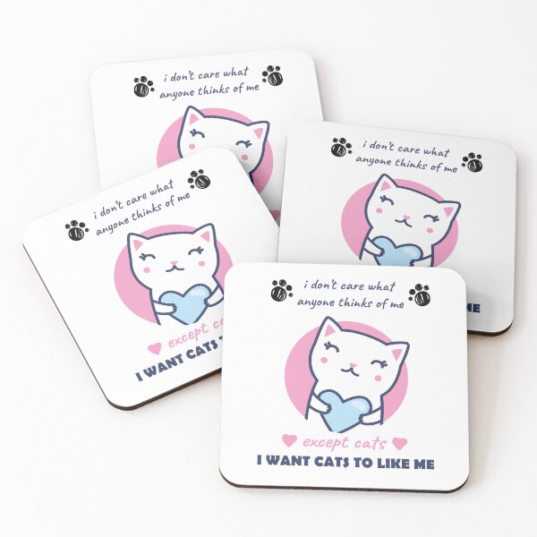 Item preview, I don't care what anyone think of me, except cats i want cats to like me, cat lover 2022 gifts designed and sold by BEE-CREATIVO.
