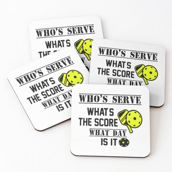 Item preview, Funny Quote who_s serve what_s the score what day is it,Pickleball Player -  Pickle Ball A  designed and sold by DarrenAlea.