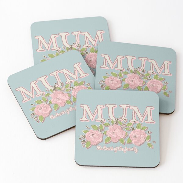 Item preview, Mum, The Heart Of The Family, Beautiful Roses Design For Mums, Perfect For Mother's Day designed and sold by TrulyEpoque.