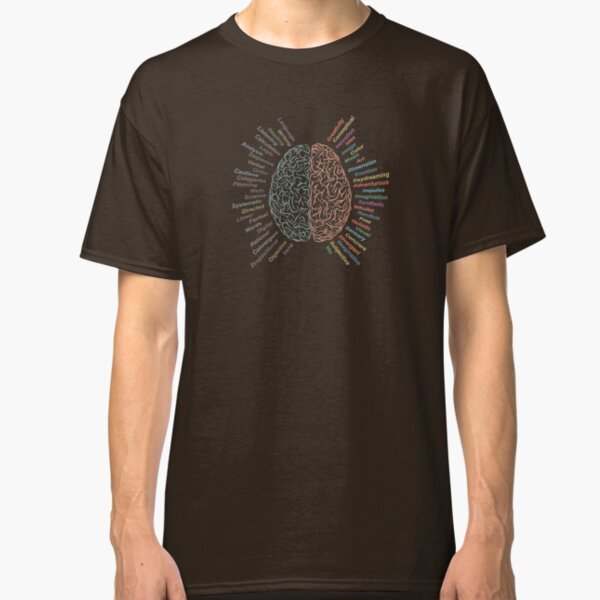 Left and right brain Classic T-Shirt