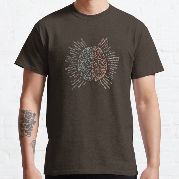 Left and right brain Classic T-Shirt