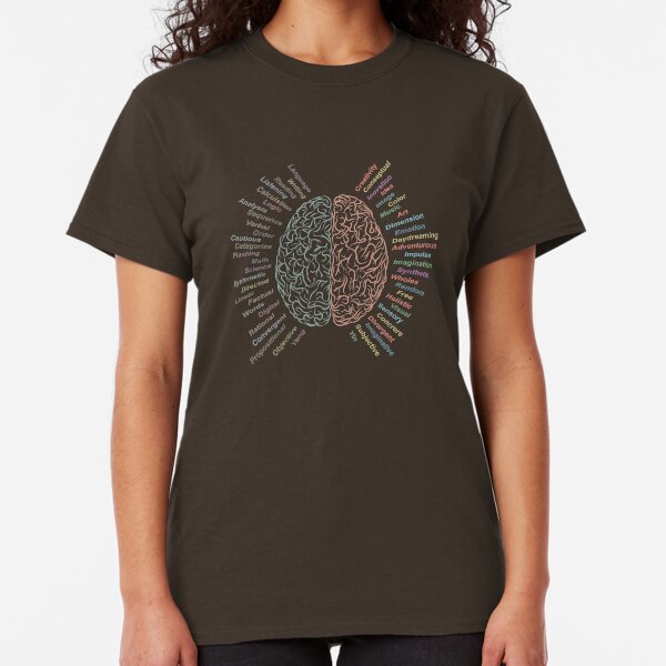 Left and right brain Classic T-Shirt