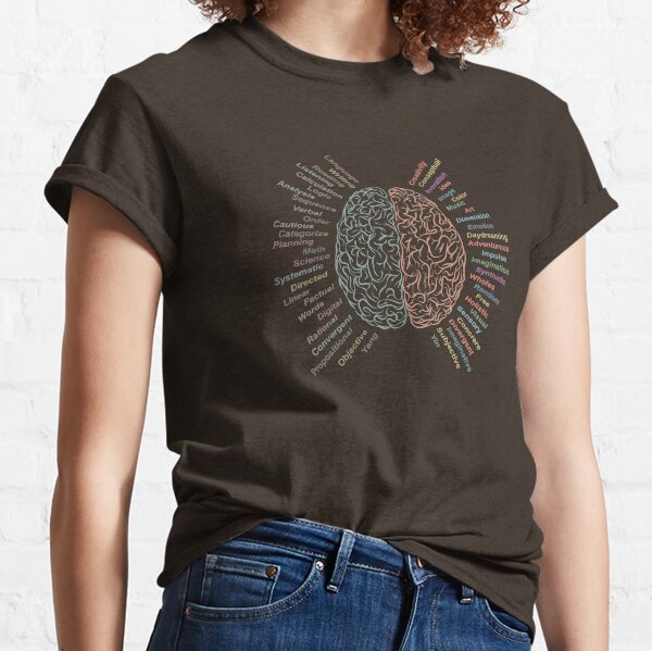 Left and right brain Classic T-Shirt