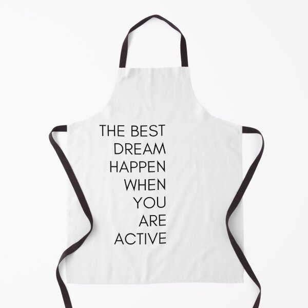 Item preview, the best dream happen when you are active,motivational quote designed and sold by behappysiempre.
