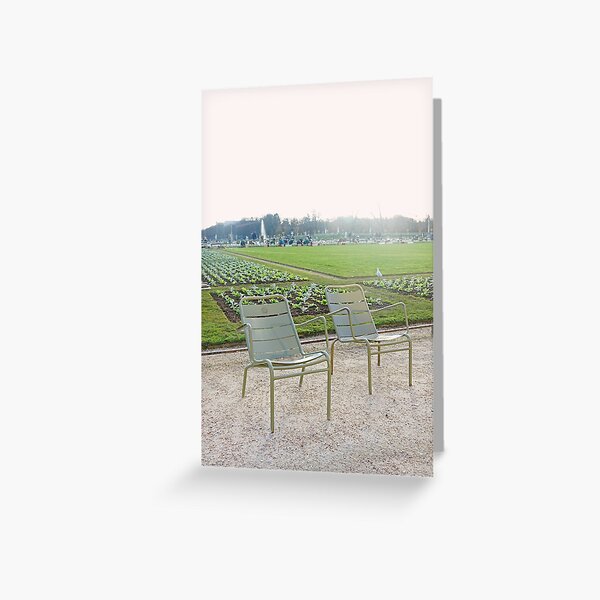 Item preview, Empty chairs in Luxembourg Gardens designed and sold by CarolinaReina.