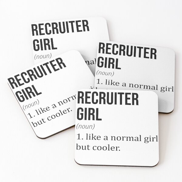 Item preview, RECRUITER Girl Like A Normal Girl But Cooler - Funny RECRUITER designed and sold by YukiShop.