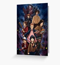 Tarjeta de felicitación Stranger Things Edit
