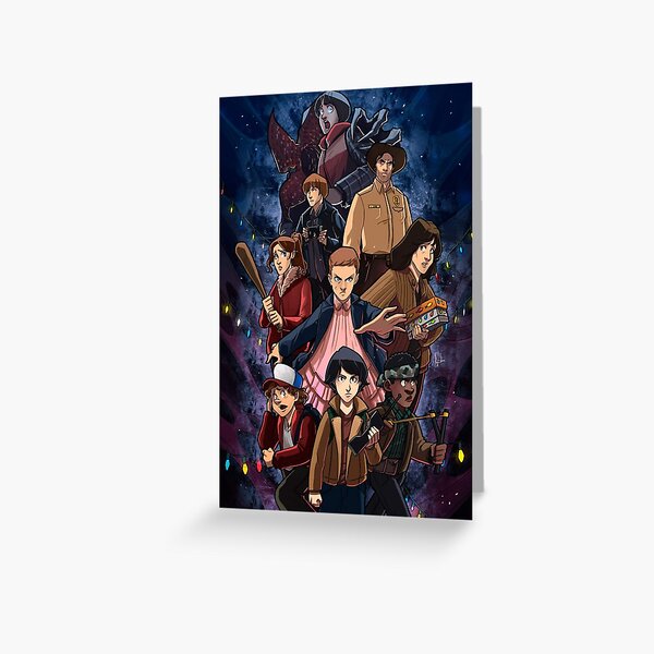 Stranger Things Edit Greeting Card