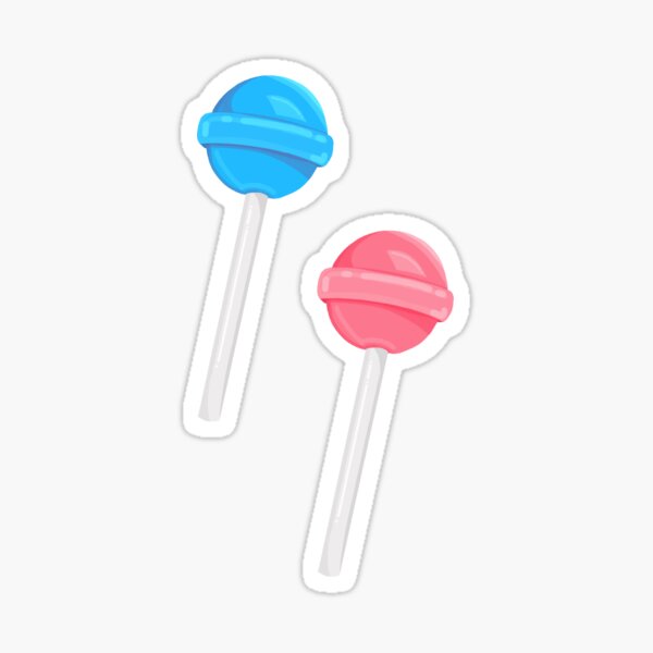 Bubble Gum Lollipops Sticker