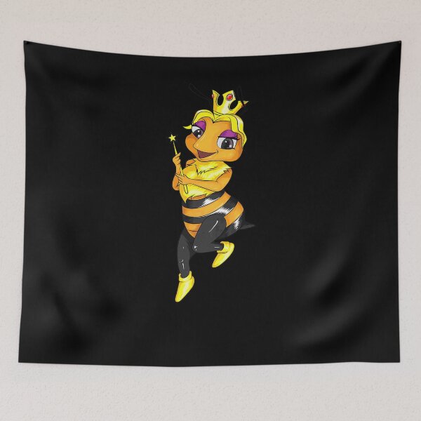 Item preview, Beauty Queen Bee Cute Social Insects Fans Funny Gift designed and sold by KathrineSandnes.