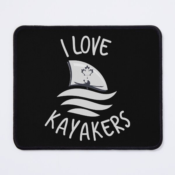 Item preview, I Love Kayakers - Funny Shark Sayings designed and sold by kcaandwu.