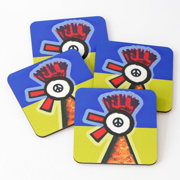 Item preview, Rooster Peace for Ucraine  designed and sold by Delukart.