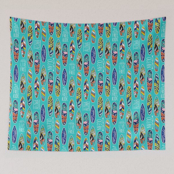 Item preview, Aloha Live Free Surf Board Hawaii Style designed and sold by DV-LTD.