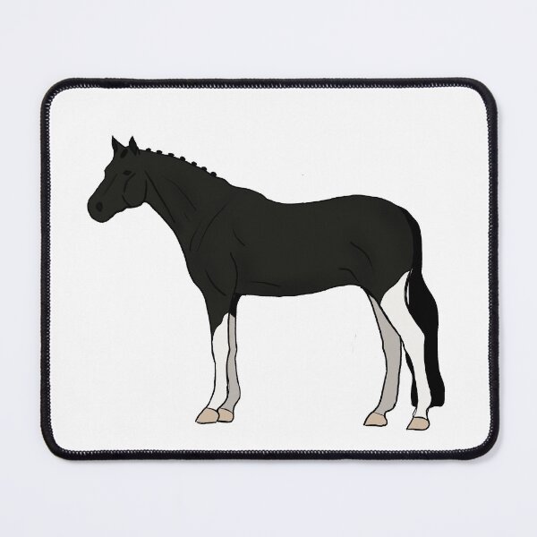 Item preview, Black Warmblood with high White Stockings designed and sold by bellaszcz.