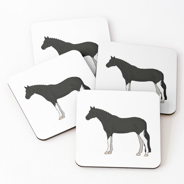 Item preview, Black Warmblood with high White Stockings  designed and sold by bellaszcz.