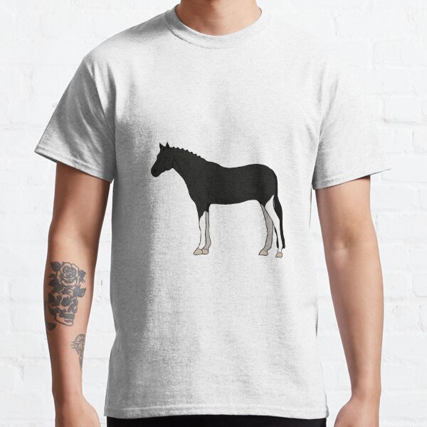 Shetland Pony Horse HEAT PRESS TRANSFER for T Shirt Tote Sweatshirt Fabric #241e 