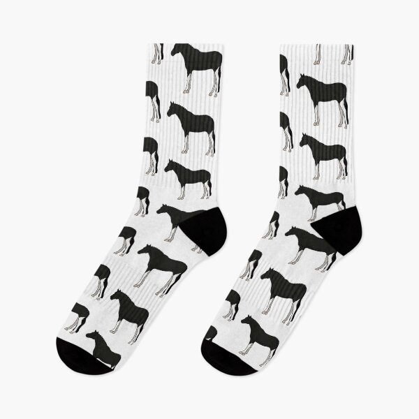 Item preview, Black Warmblood with high White Stockings  designed and sold by bellaszcz.