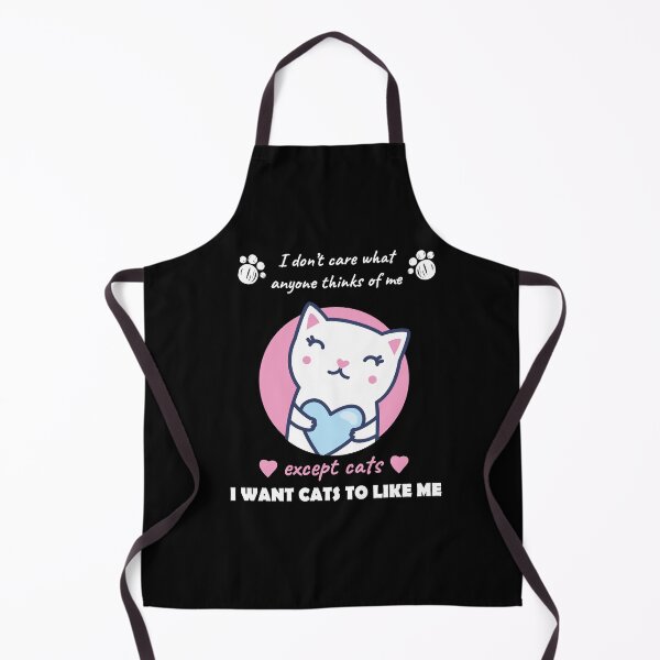 Item preview, I don't care what anyone think of me, except cats i want cats to like me, love cat quotes 2022 designed and sold by BEE-CREATIVO.