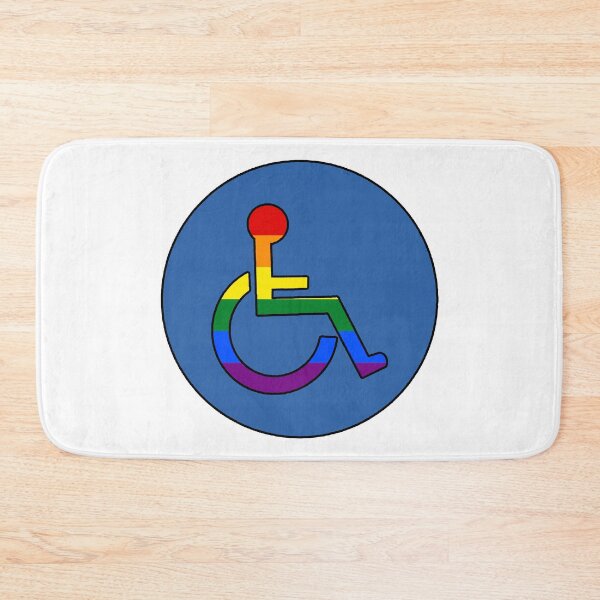 Item preview, Disabled Badge - Blue - Pride designed and sold by Harley-Jay.