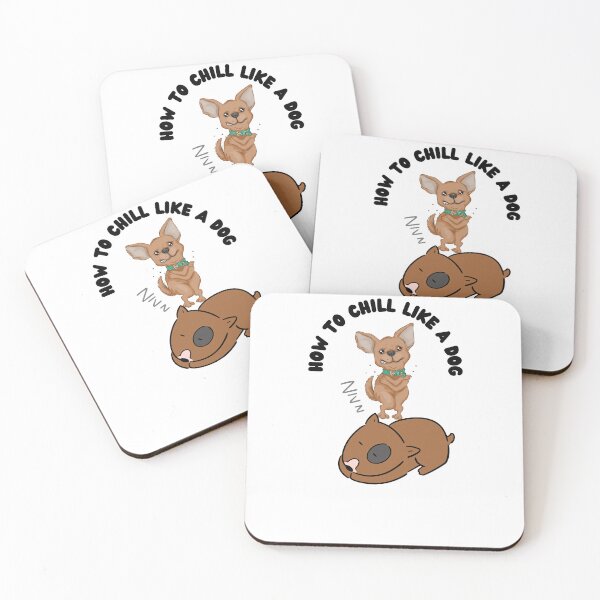 Item preview, funny how to chill like a dog cute t-shirt designed and sold by Shifa19.