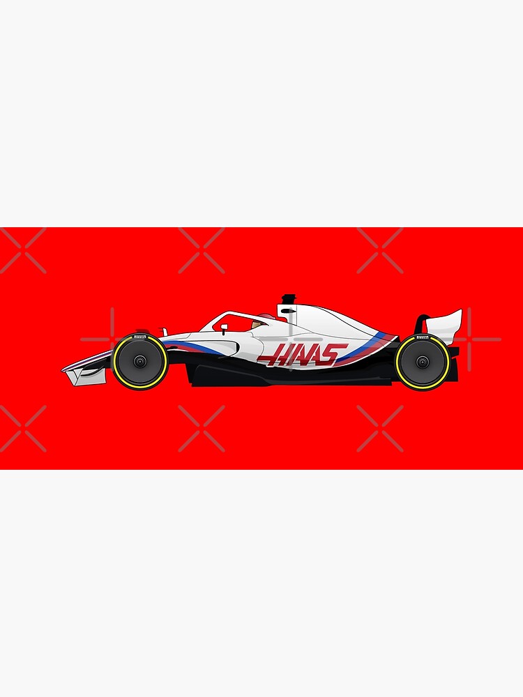 Haas F1 2022 Car Poster By Fanaction Redbubble