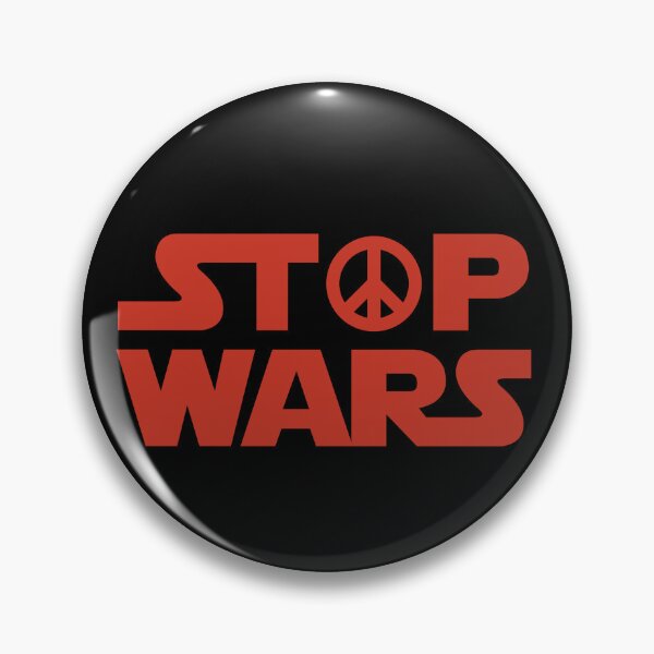 Item preview, Stop wars with CND logo, red,  designed and sold by BTCelebration.