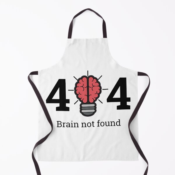 Item preview, 404 Brain Not Found designed and sold by ArtCity Designs.